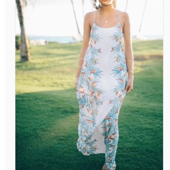 Show Me Your Mumu T-Rex Maxi Dress Palm Party Medium … - Picture 1 of 11